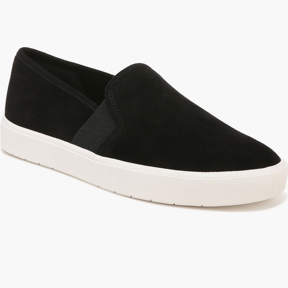 Vince Shoes - Vince Women’s Blair Slip-On Sneaker Black Suede Size 7.5
